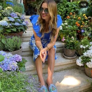 Blue midi Zara dress